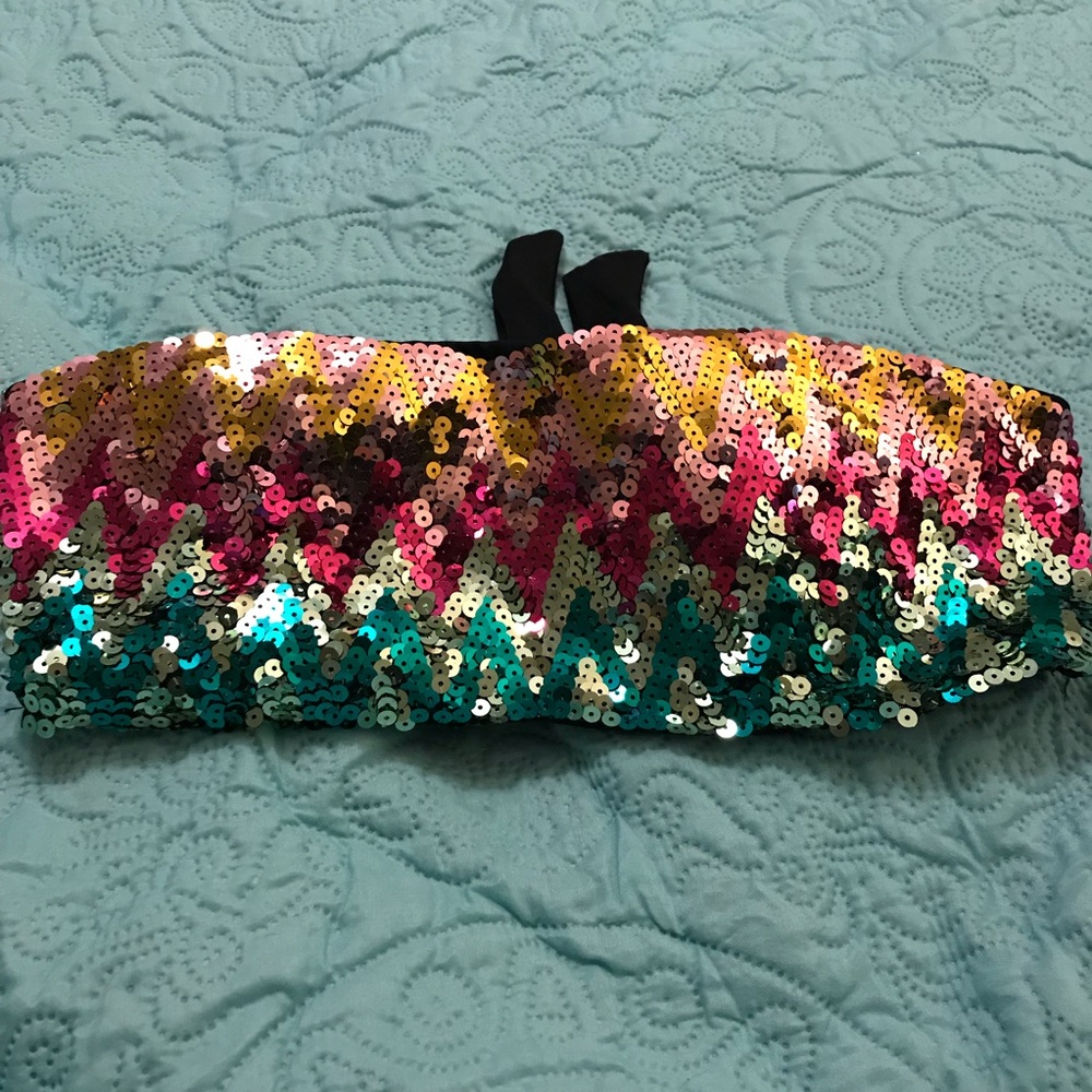 Victoria’s Secret Large swim top beautiful sequin